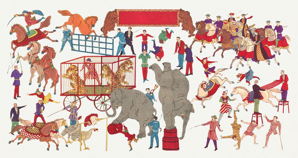 Chiarini's circus illustration