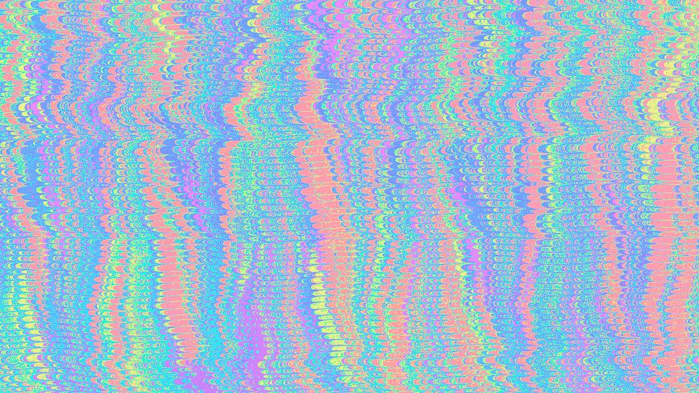 Colorful neon glitch patterned background