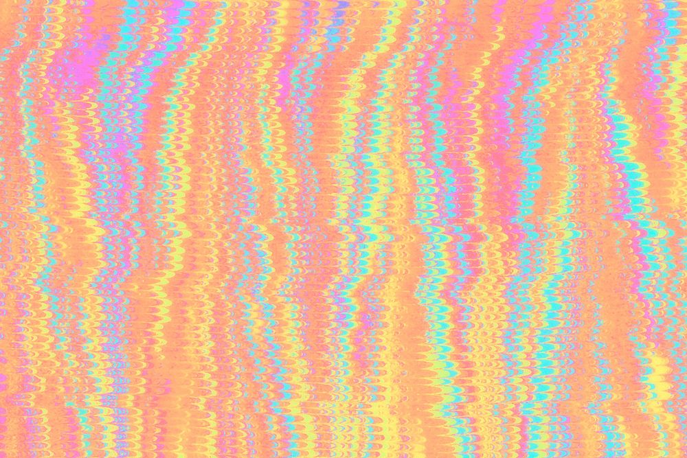 Colorful neon glitch patterned background