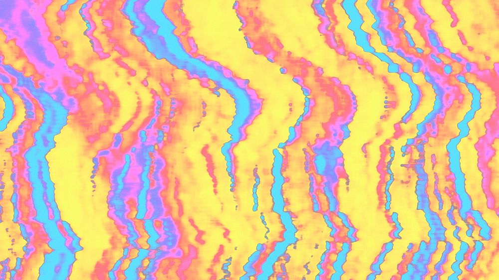 Colorful glitch patterned background