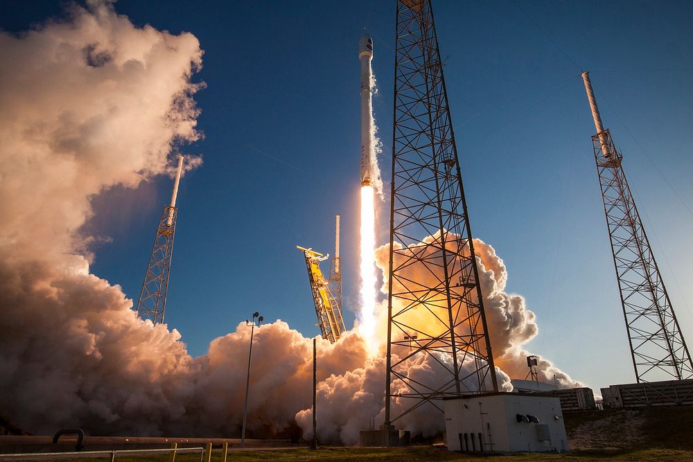 CRS&ndash;15 Mission (2018). Original from Official SpaceX Photos. Digitally enhanced by rawpixel.