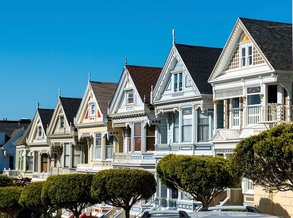 One of the best-known groups of "Painted Ladies" is the row of Victorian houses at 710&ndash;720 Steiner Street, across from…