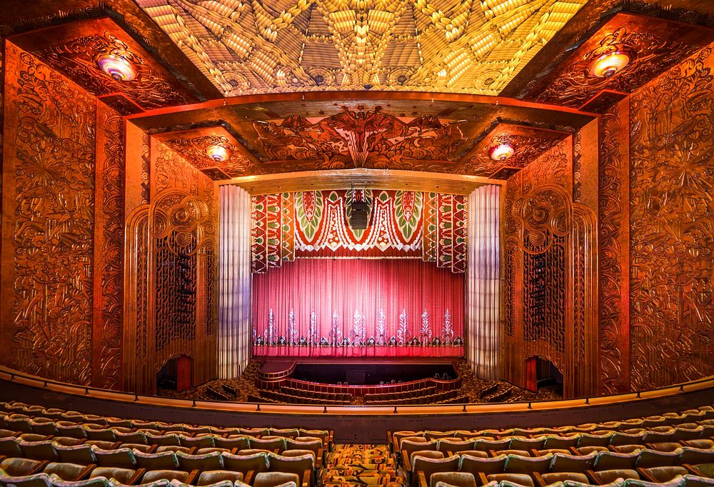 Oakland's Paramount Theatre, a onetime movie palace from 1931.