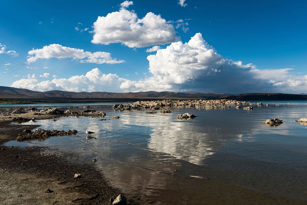 Mono Lake (/ˈmoʊnoʊ/ moh-noh) is a large, shallow saline soda lake in Mono County, California, formed at least 760,000 years…