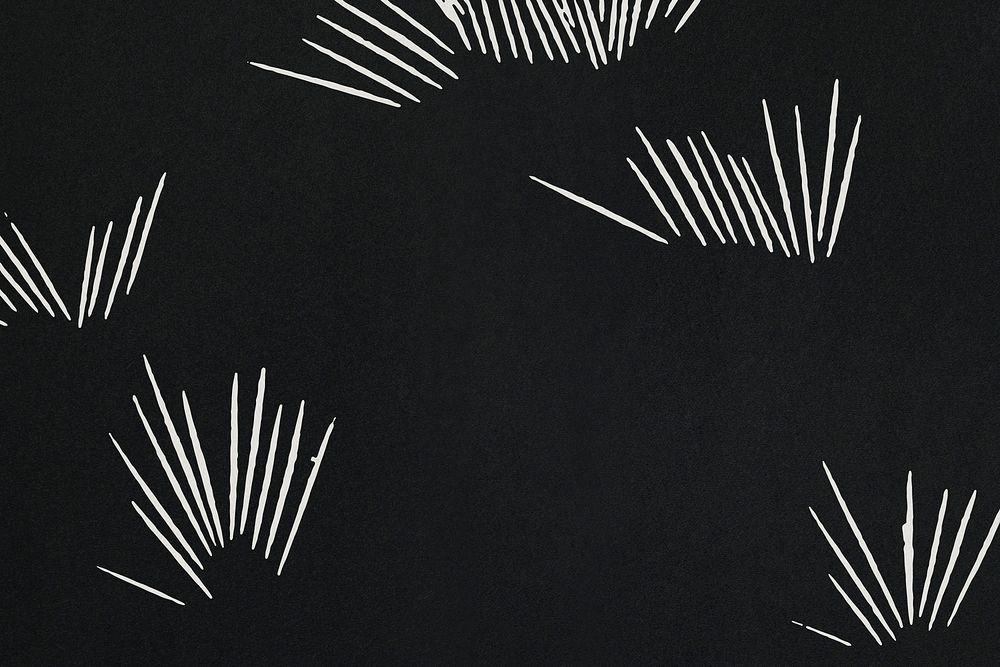 Vintage psd white scratch pattern black background, remix from artworks by Samuel Jessurun de Mesquita
