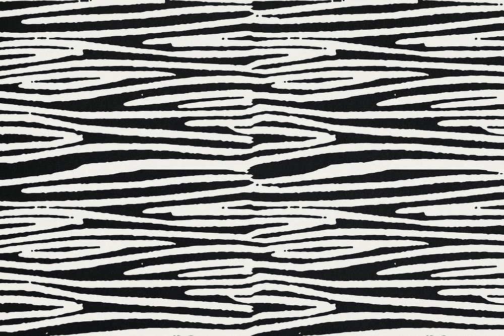Psd vintage black woodcut pattern background, remix from artworks by Samuel Jessurun de Mesquita