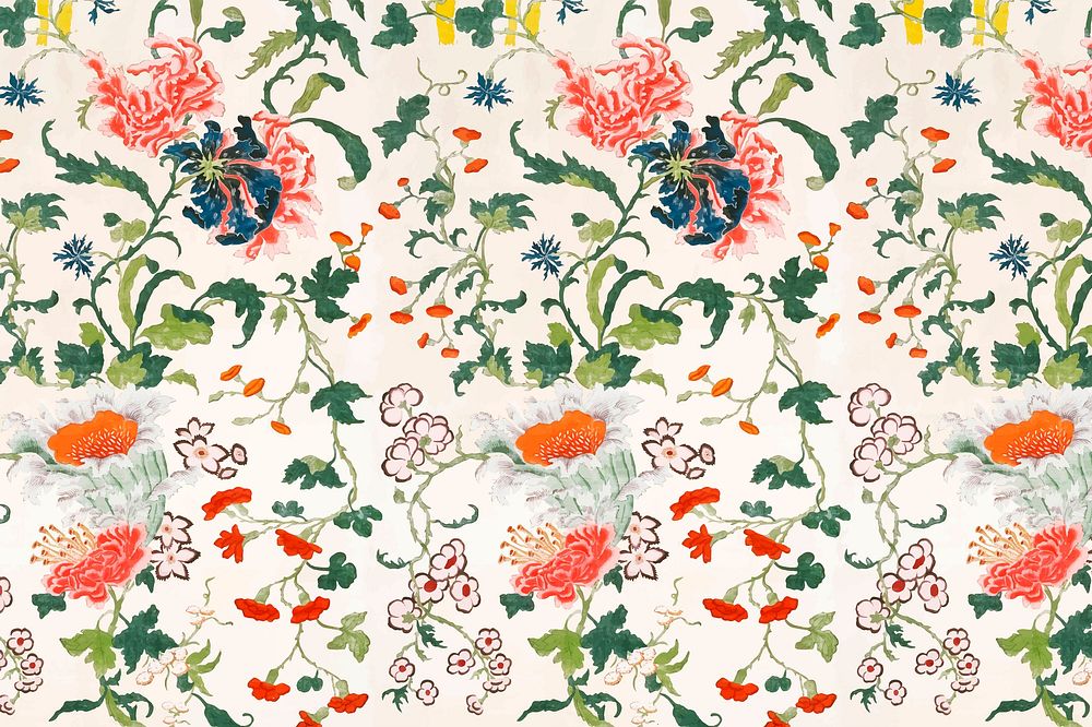 Vintage floral pattern  vector background