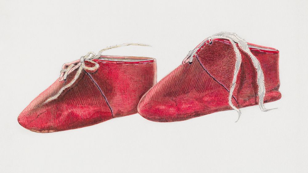 Baby's Shoe (ca.1937) by William Frank. Original from The National Gallery of Art. Digitally enhanced by rawpixel.