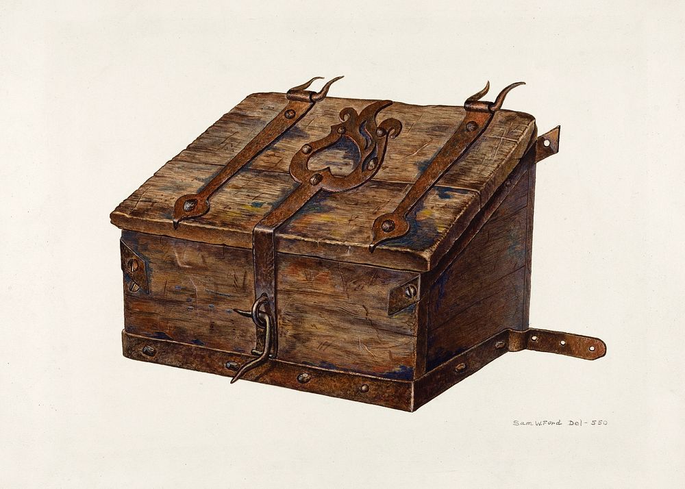 Conestoga Tool Box (ca. 1939) by Samuel W. Ford. Original from The National Gallery of Art. Digitally enhanced by rawpixel.