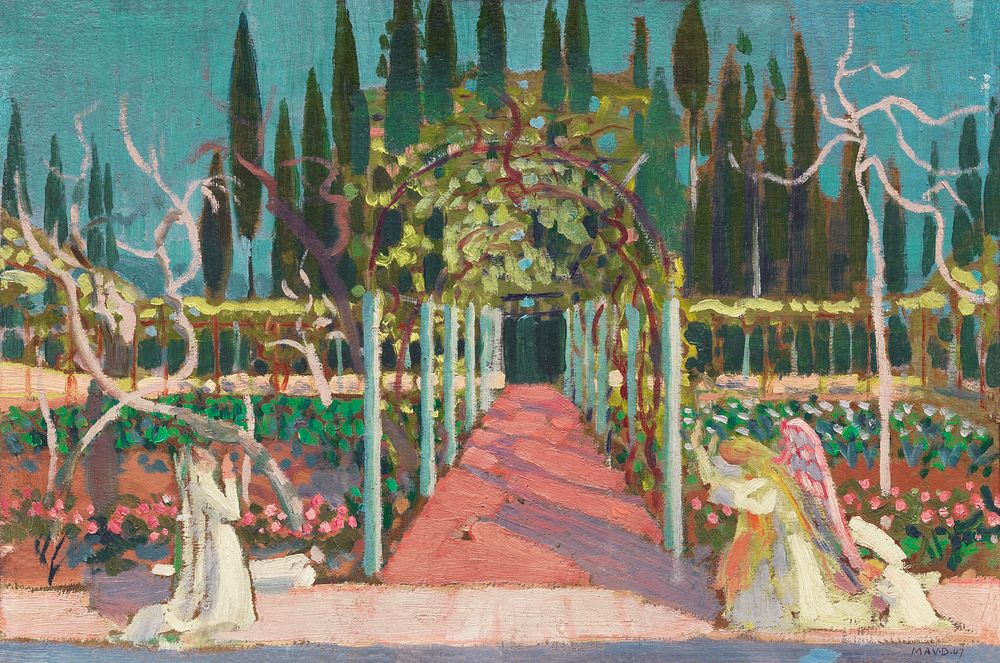 Annunciation (1907) print in high resolution by Maurice Denis. Original from Yale University Art Gallery. Digitally enhanced…