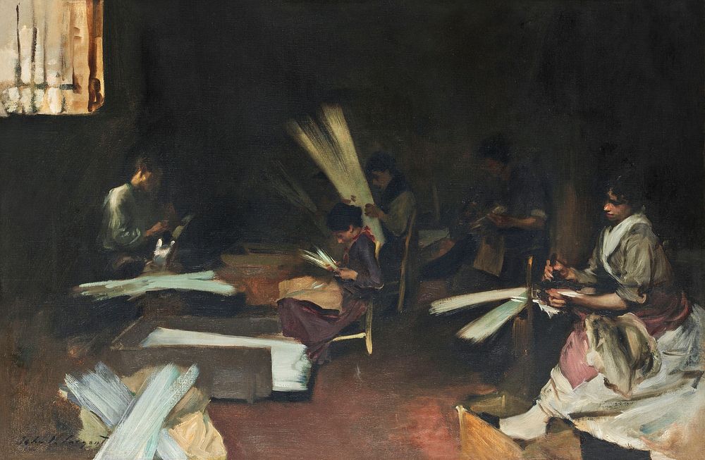 Venetian Glass Workers (ca. 1880&ndash;1882) by John Singer Sargent. Original from The Art Institute of Chicago. Digitally…