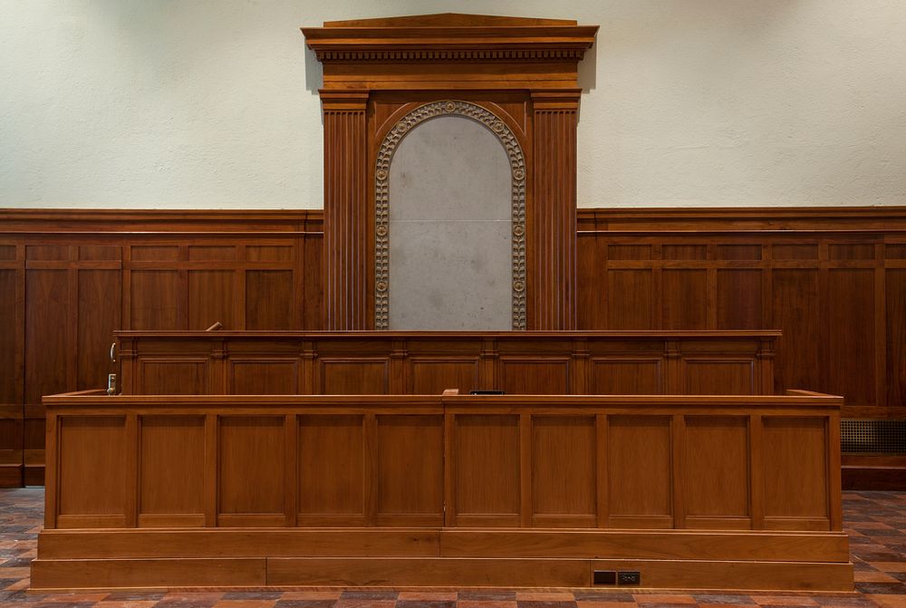 Courtroom details, Richard Sheppard Arnold U.S Post Office and Courthouse in Little Rock, Arkansas (2010) by Carol M.…