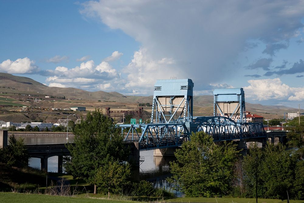 Bridge to Lewiston, Idaho (2005) by Carol M. Highsmith. Original image from Library of Congress. Digitally enhanced by…