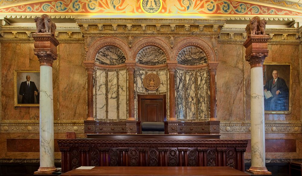 Details from the million dollar courthouse, the Theodore Levin United States Courthouse, Detroit Federal Building, Detroit…