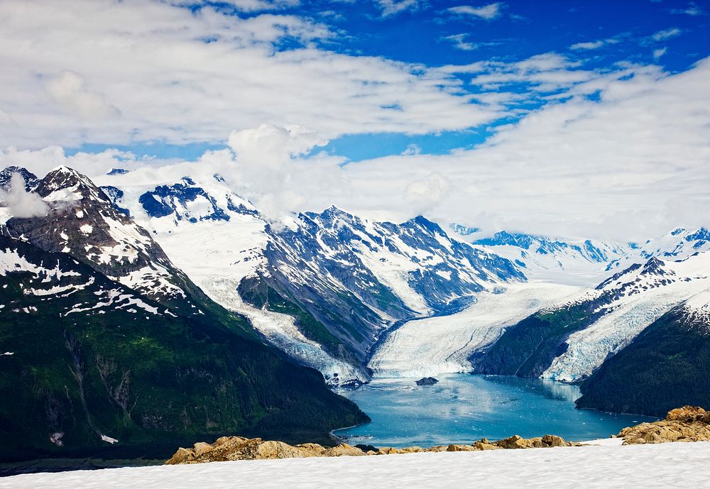 Prince William Sound is a sound of the Gulf of Alaska on the south coast of the U.S. state of Alaska. Original image from…