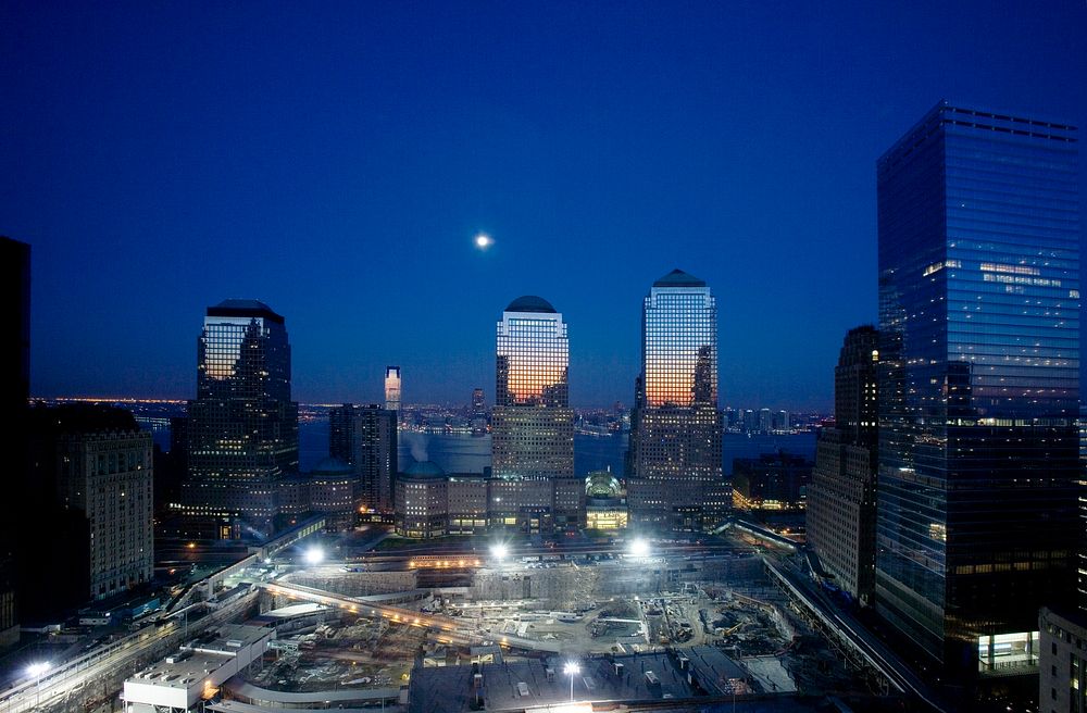 Ground Zero under construction New York City. Original image from Carol M. Highsmith&rsquo;s America, Library of Congress…