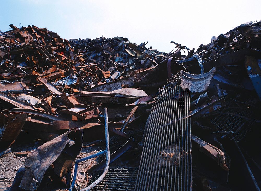 Rubble removed from Ground Zero, site of the attack on the World Trade Center Twin Towers. Original image from Carol M.…