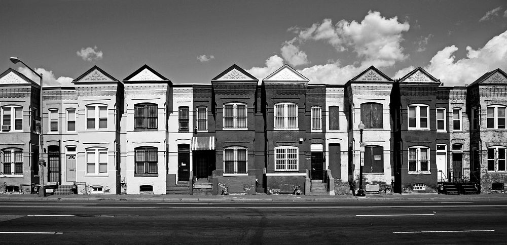Row houses, Florida Ave. and Porter St., NE, Washington, D.C. Original image from Carol M. Highsmith&rsquo;s America…