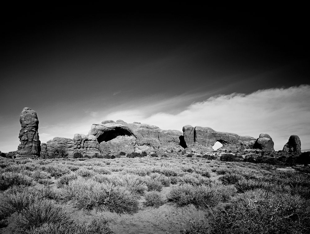 North Window, Arches National Park, Utah. Old Mammoth Road. Original image from Carol M. Highsmith&rsquo;s America, Library…