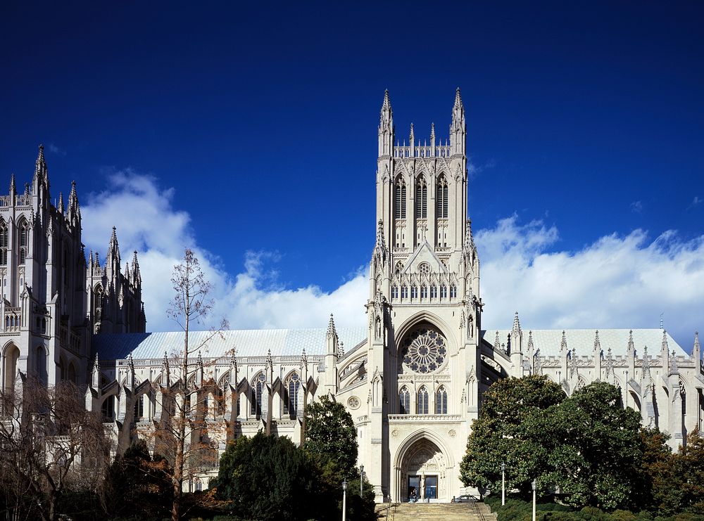 National Cathedral, Washington D.C. Original image from Carol M. Highsmith&rsquo;s America, Library of Congress collection.…