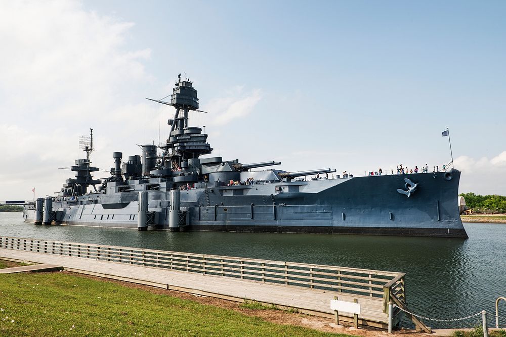 USS Texas, the second ship of the United States Navy named in honor of the U.S. state of Texas. Original image from Carol M.…