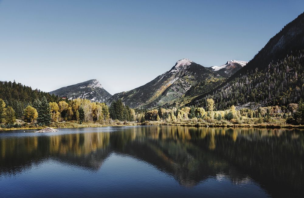 Alpine lake above the Crystal River Valley town of Marble, Colorado - Original image from Carol M. Highsmith&rsquo;s…