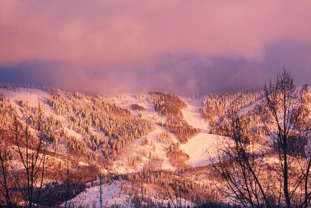 Fog adds to the winter chill above and surrounding Steamboat Springs, Colorado - Original image from Carol M.…