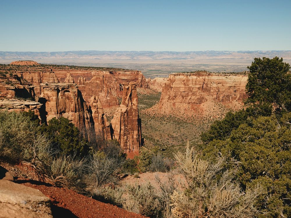 Scenery at Colorado National Monument, USA - Original image from Carol M. Highsmith&rsquo;s America, Library of Congress…