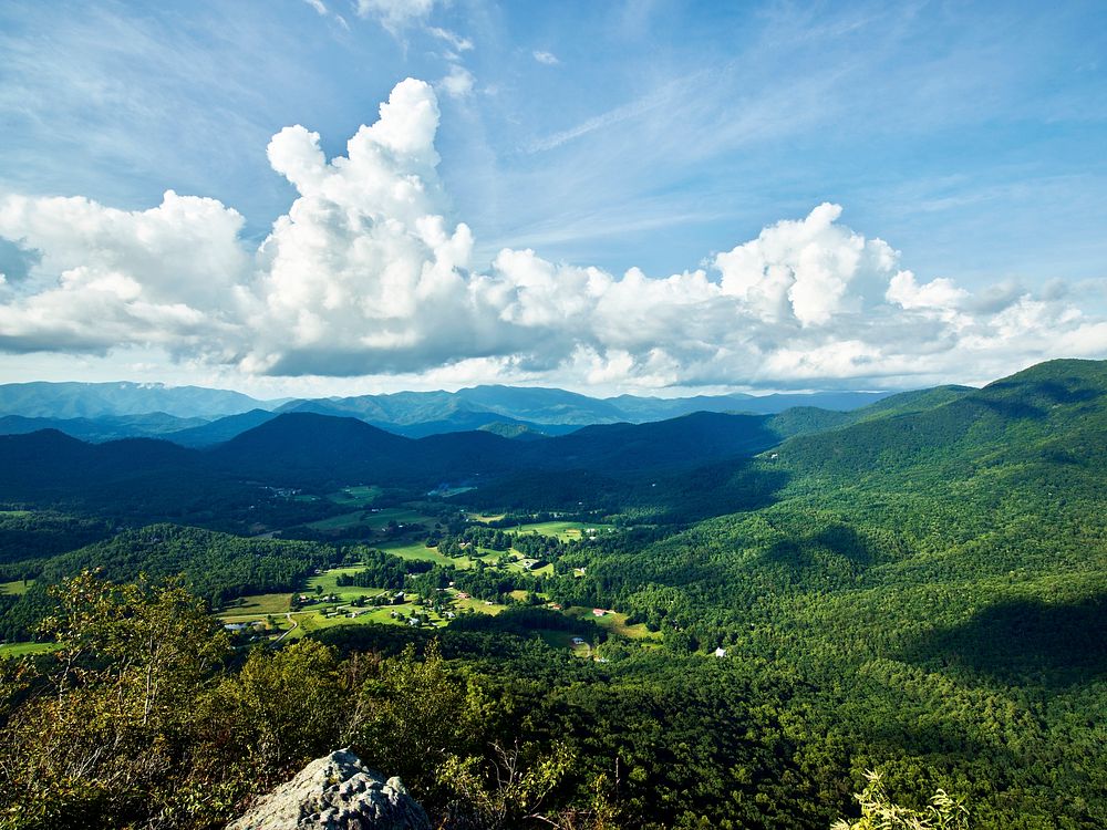 View of the Southern Appalachian Mountains, looking toward North Carolina. Original image from Carol M. Highsmith&rsquo;s…