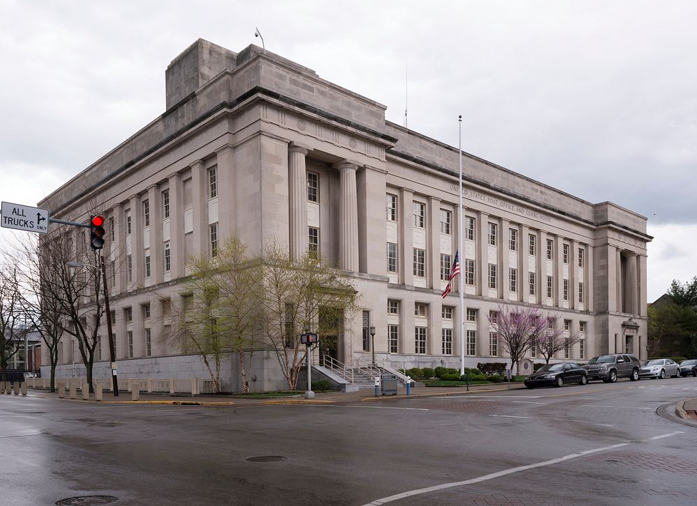 Exterior view of U.S Post Office & Court House, Lexington, Kentucky (2013) by Carol M. Highsmith. Original image from…