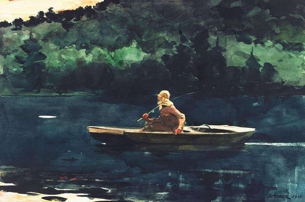 The Rise (1900) by Winslow Homer. Original from The National Gallery of Art. Digitally enhanced by rawpixel.