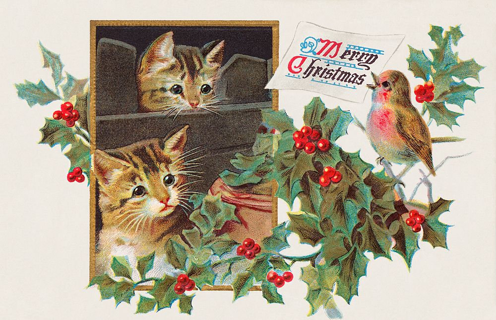 Merry Christmas (1911) from The Miriam and Ira D. Wallach Division of Art, Prints and Photographs: Picture Collection.…