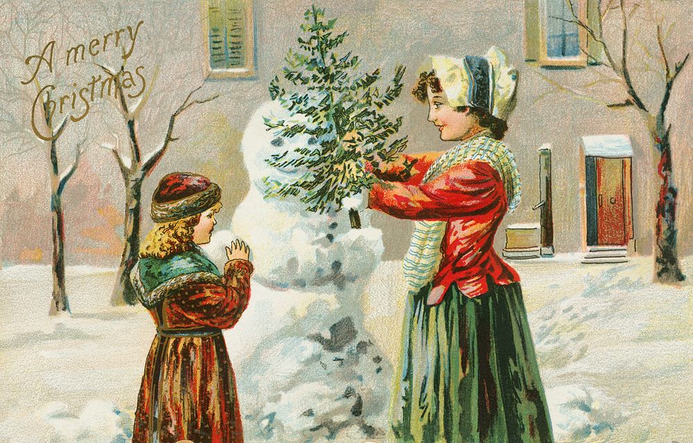 A Merry Christmas (1903) from The Miriam And Ira D. Wallach Division Of Art, Prints and Photographs: Picture Collection by…