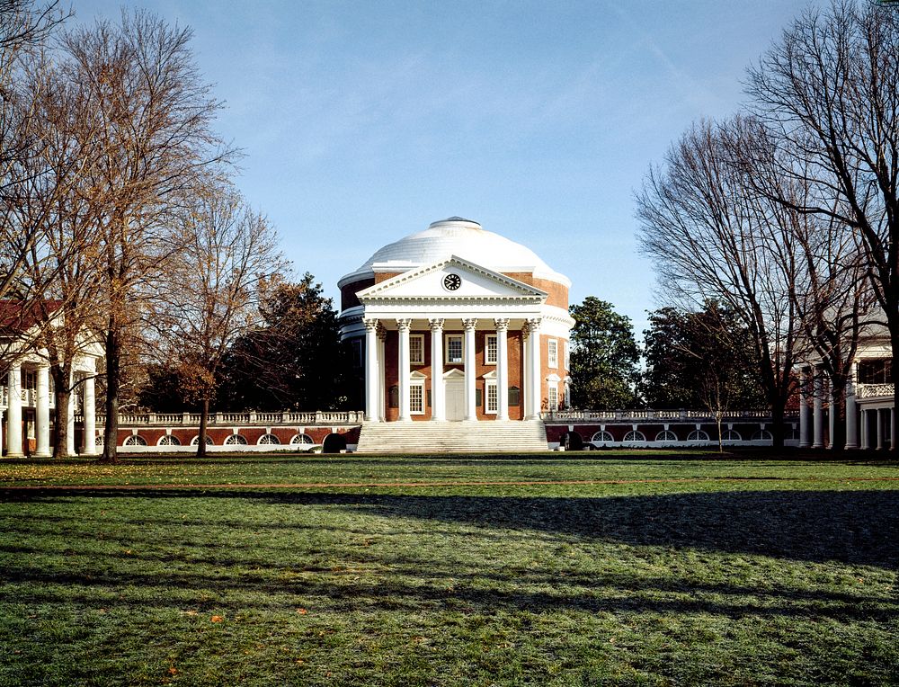The Rotunda, the signature building at the University of Virginia. Original image from Carol M. Highsmith&rsquo;s America…