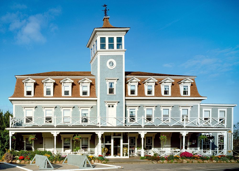 Historic Hotel in Block Island, Rhode Island. Original image from Carol M. Highsmith&rsquo;s America, Library of Congress…