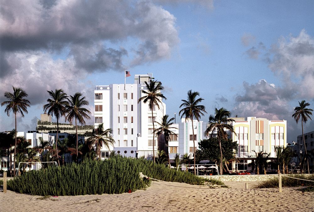 Miami Beach, Florida. Original image from Carol M. Highsmith&rsquo;s America, Library of Congress collection. Digitally…