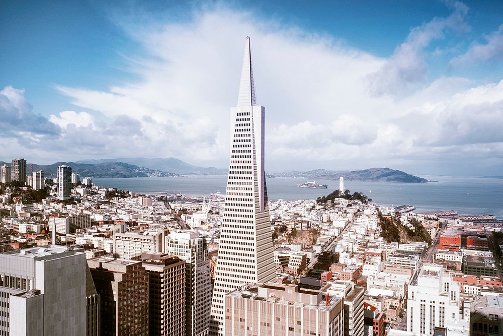 The Financial District of San Francisco, California. Original image from Carol M. Highsmith’s America, Library of Congress…