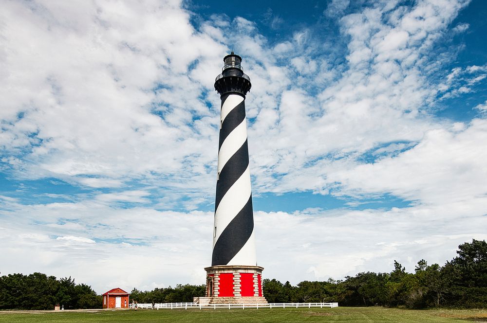 Cape Hatteras Lighthouse on Hatteras Island, in North Carolina. Original image from Carol M. Highsmith&rsquo;s America…