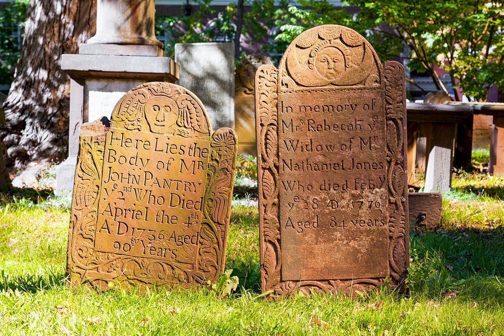 Ancient Cemetery in Hartford, Connecticut. Original image from Carol M. Highsmith&rsquo;s America, Library of Congress…