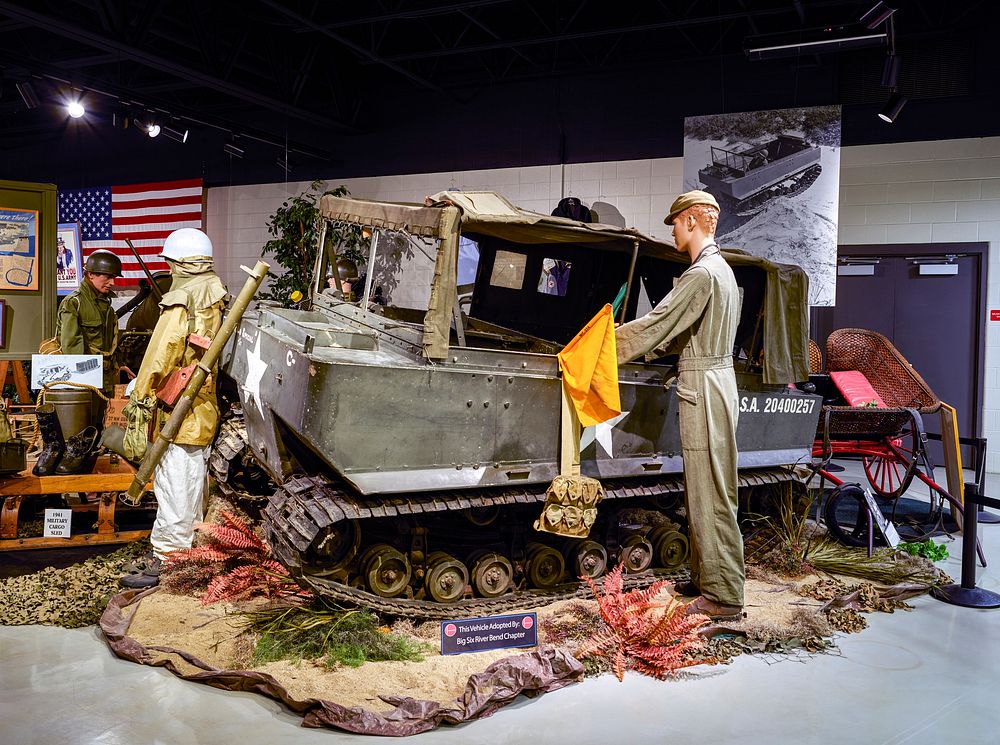 Tank displays at the Studebaker Museum in South Bend, Indiana. Original image from Carol M. Highsmith&rsquo;s America…
