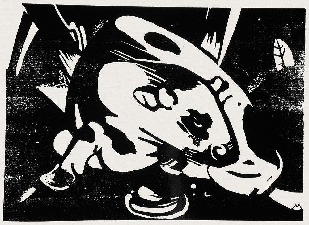 The bull (1912) print in high resolution by Franz Marc. Original from the National Gallery of Art. Digitally enhanced by…
