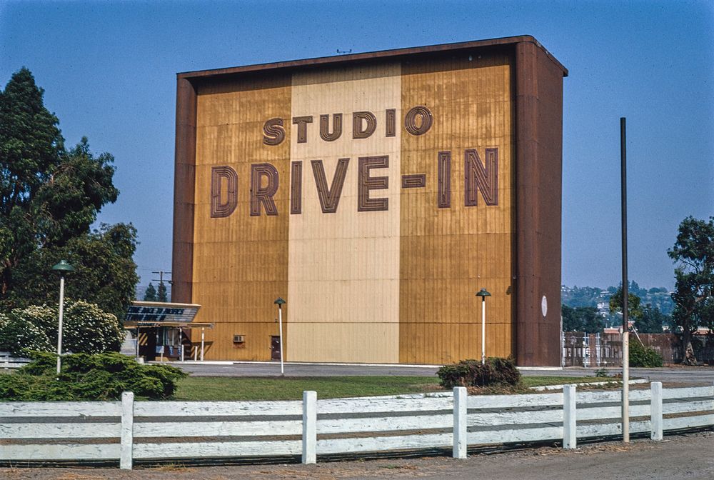 Studio Drive-In, Culver City, California (1991) photography in high resolution by John Margolies. Original from the Library…