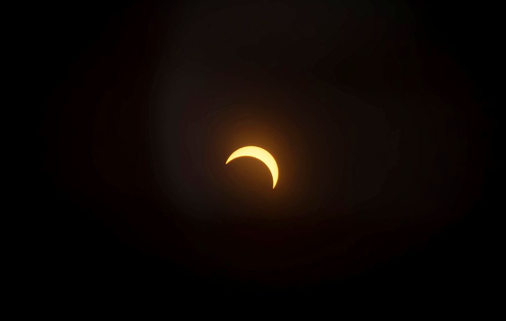 Solar Eclipse from NASA Goddard. Original from NASA. Digitally enhanced by rawpixel.