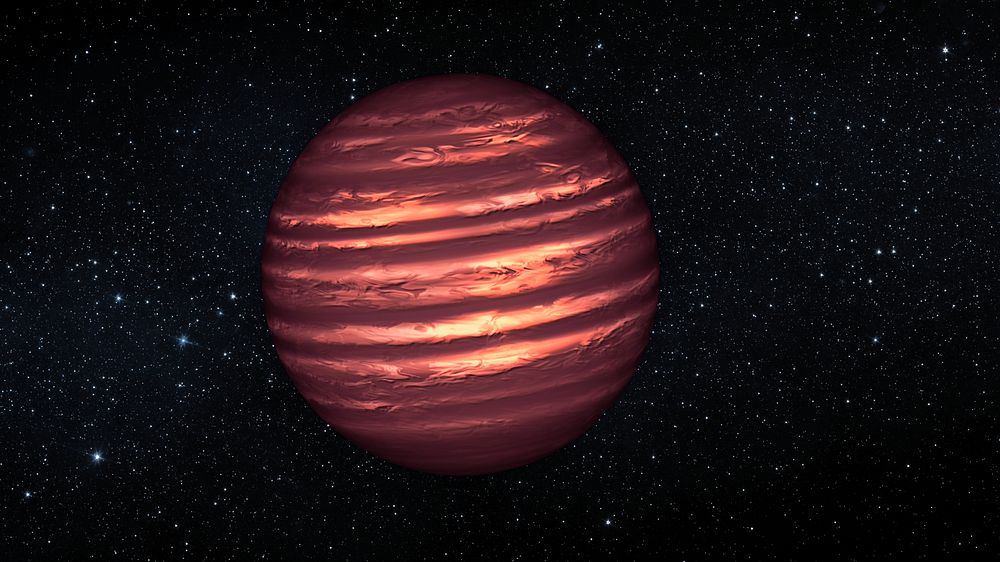 NASA space telescopes see weather patterns in Brown Dwarf. January 8th, 2013. Original from NASA. Digitally enhanced by…