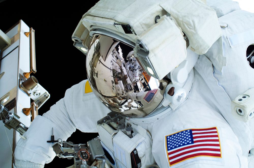 NASA astronauts in space - May 11th, 2013. Original from NASA. Digitally enhanced by rawpixel.