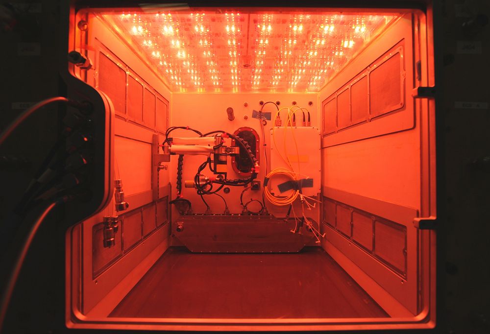 A test unit, or prototype, of NASA's Advanced Plant Habitat (APH) was delivered to the Space Station Processing Facility at…