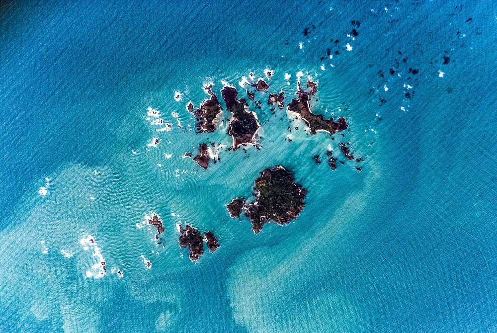 Isles of Scilly, United Kingdom. Original from NASA. Digitally enhanced by rawpixel.