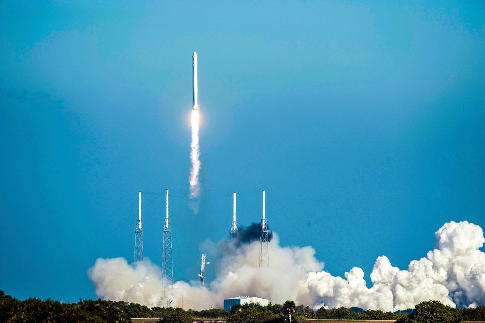 SpaceX&rsquo;s Falcon 9 rocket and Dragon spacecraft lift off from Launch Complex-40 at Cape Canaveral Air Force Station…