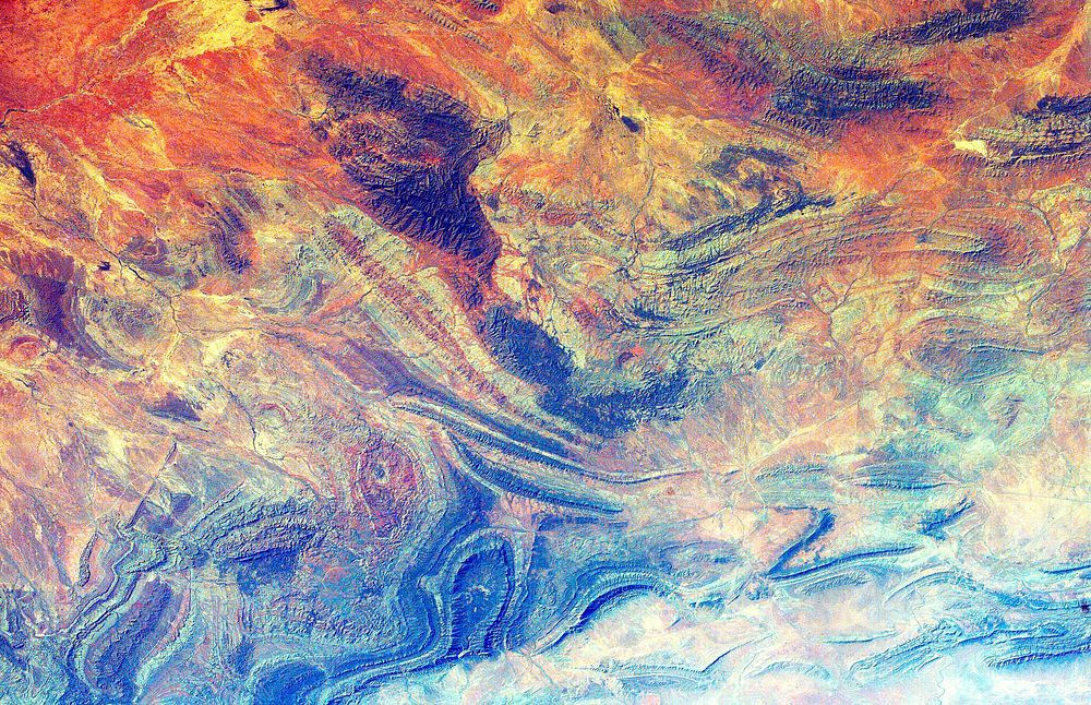 Lake Torrens and the Australian Outback. Original from NASA. Digitally enhanced by rawpixel.