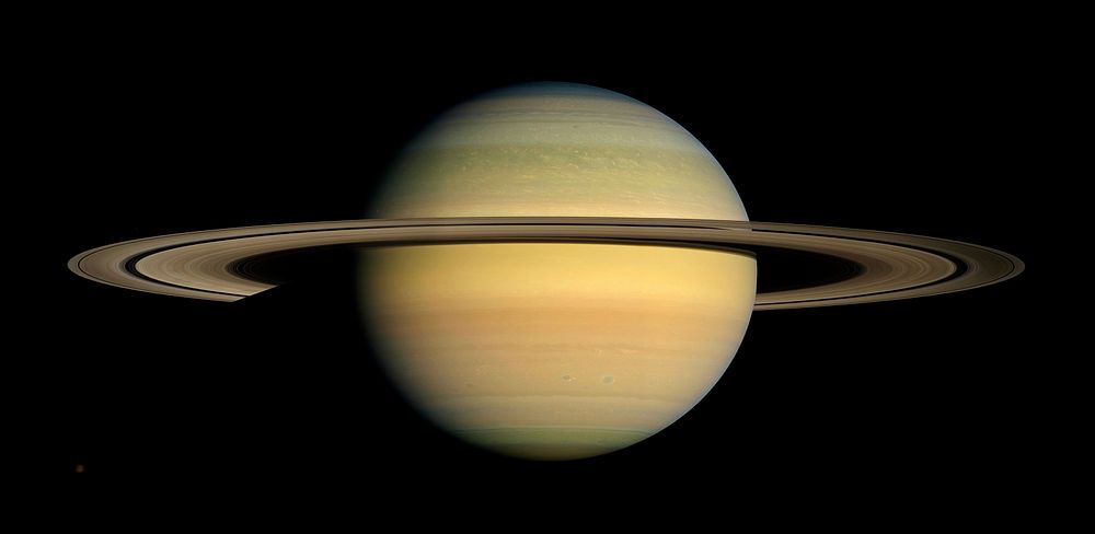 Saturn. Original from NASA. Digitally enhanced by rawpixel.